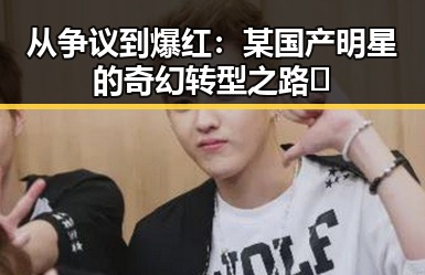 从争议到爆红：某国产明星的奇幻转型之路✨
